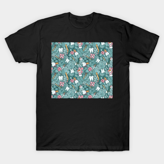 Doodle dentist T-Shirt by kostolom3000